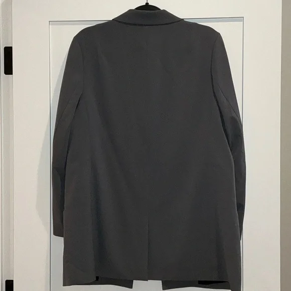 All Saints Aleida Smoke Grey Tri Blazer - Picture 5 of 7
